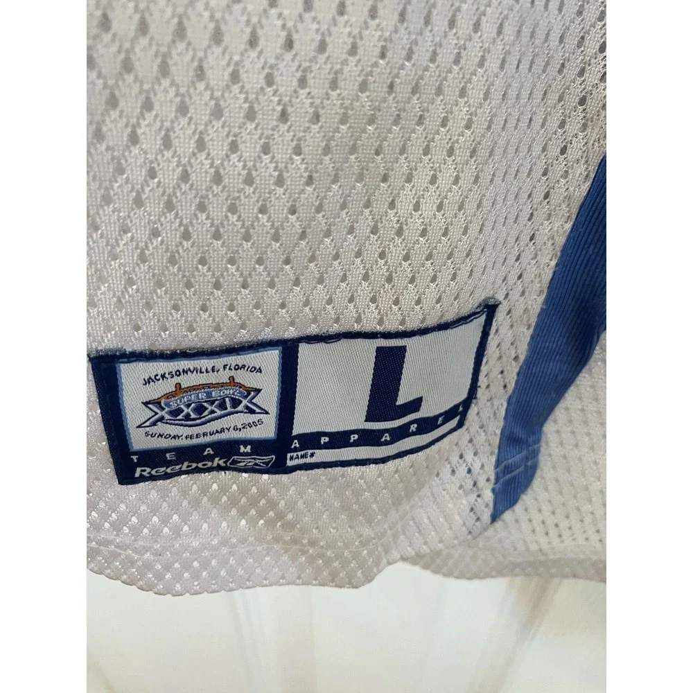 Rare Vintage 2005 Tom Brady #12 New England Patriots Superbowl XXXIX Jersey14-16